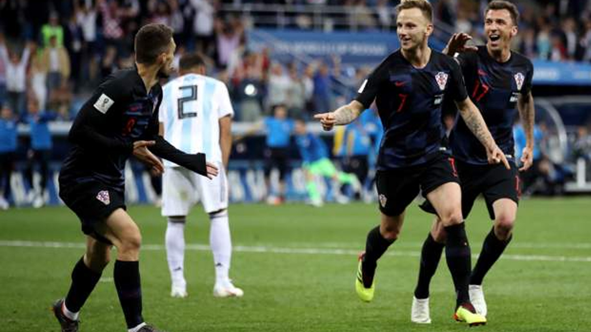 Croacia clasifica a octavos con goleada sobre Argentina