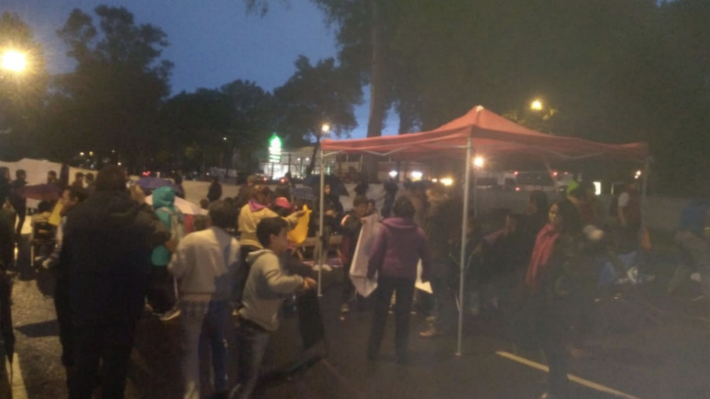 Damnificados del 19S reinstalan campamento en Calzada de Tlalpan