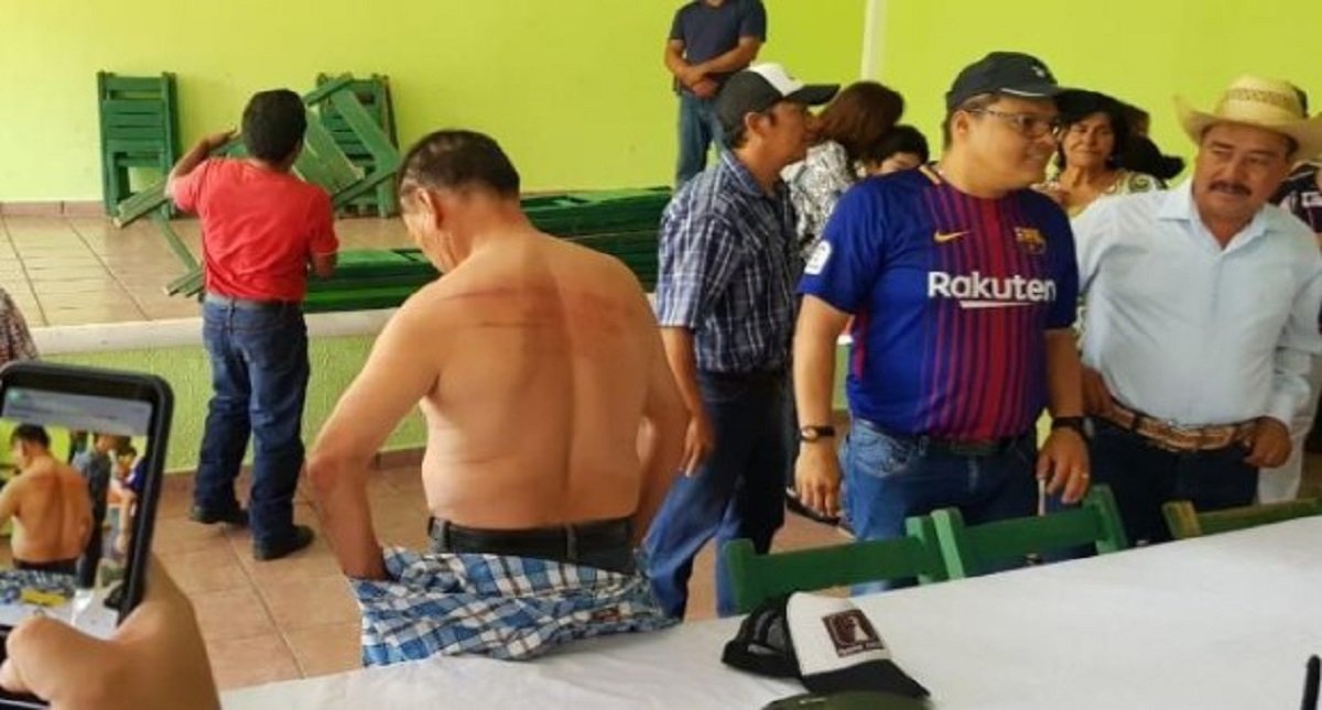 Dan cinturonazos a militantes del Partido Verde por compra de votos