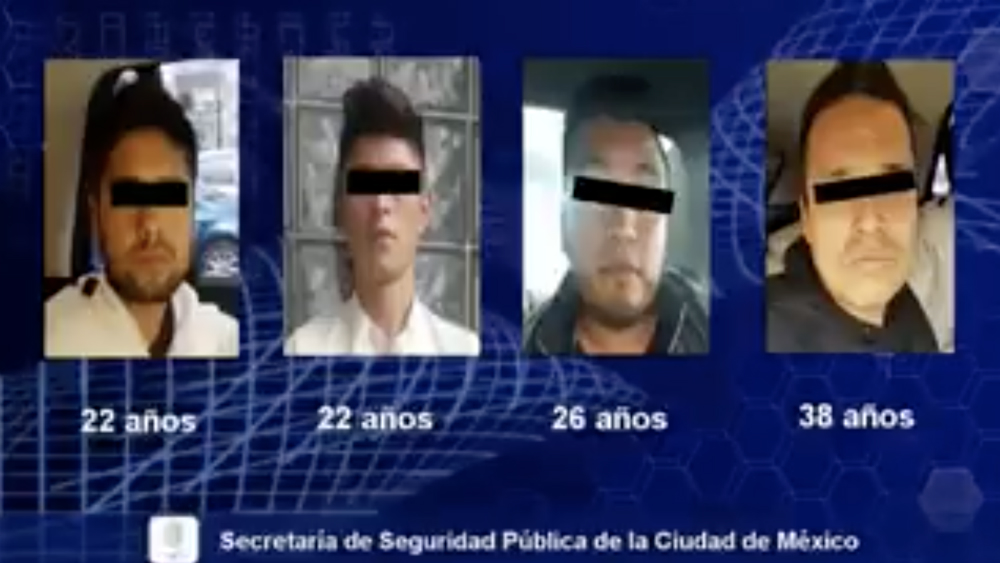 Detienen a cuatro personas con 400 mil pesos en la CDMX