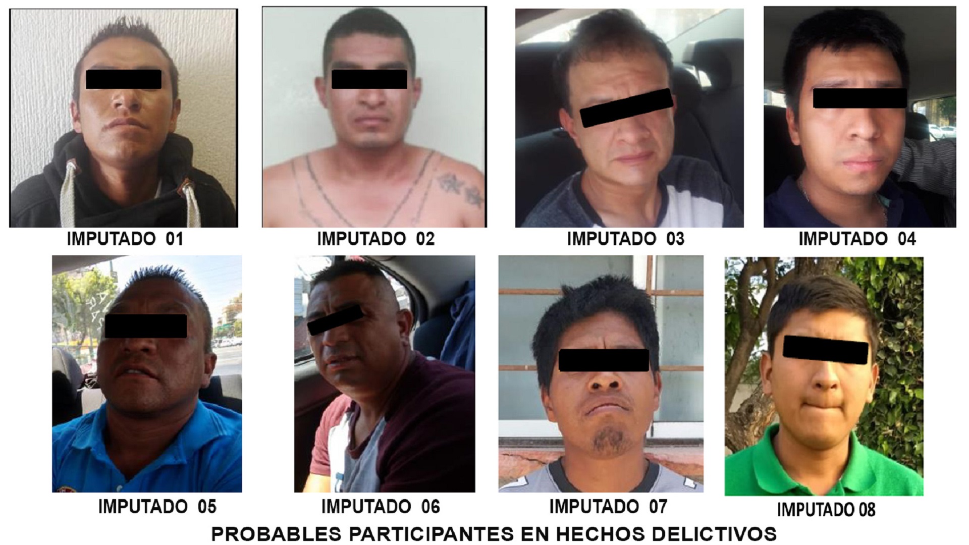 Detienen a ocho en operativo en el Centro Histórico