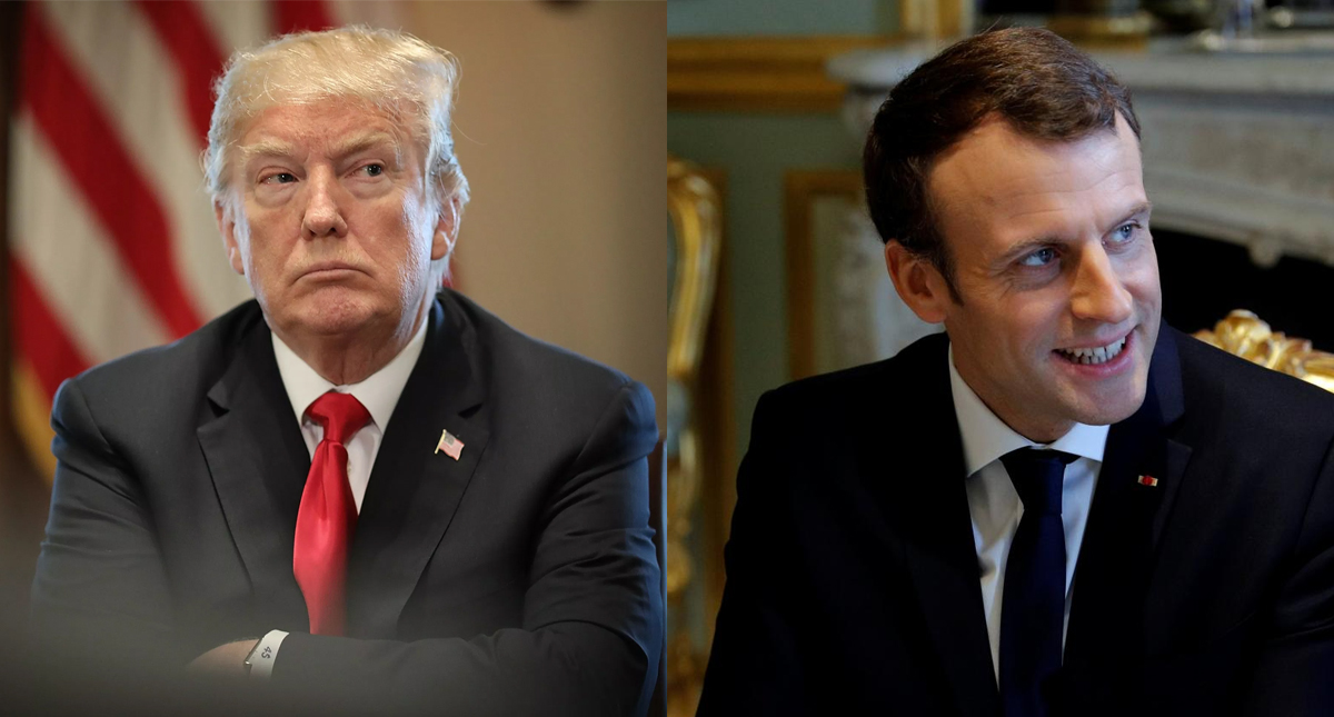 Macron amaga con excluir a EE. UU. de declaración del G7, Trump responde