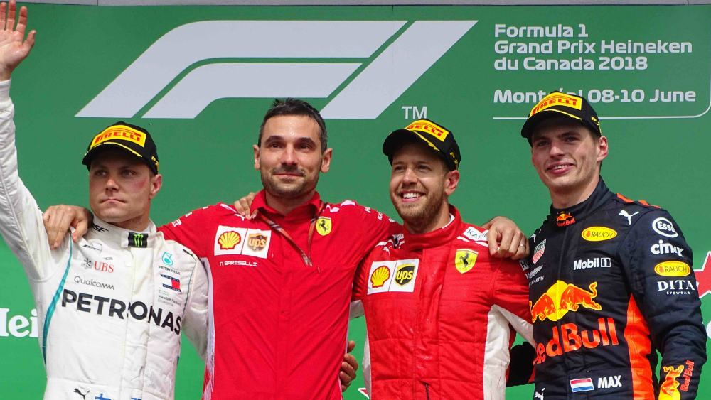 Reflejos del Gran Premio de Canadá 2018 de F1 - ganadores-podium-gp-canada-2108