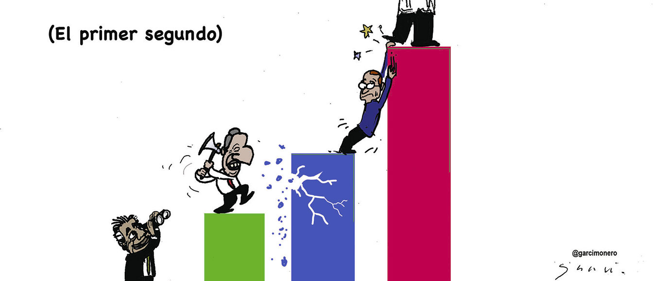 Seis cartones que ilustran el tercer debate presidencial - garci