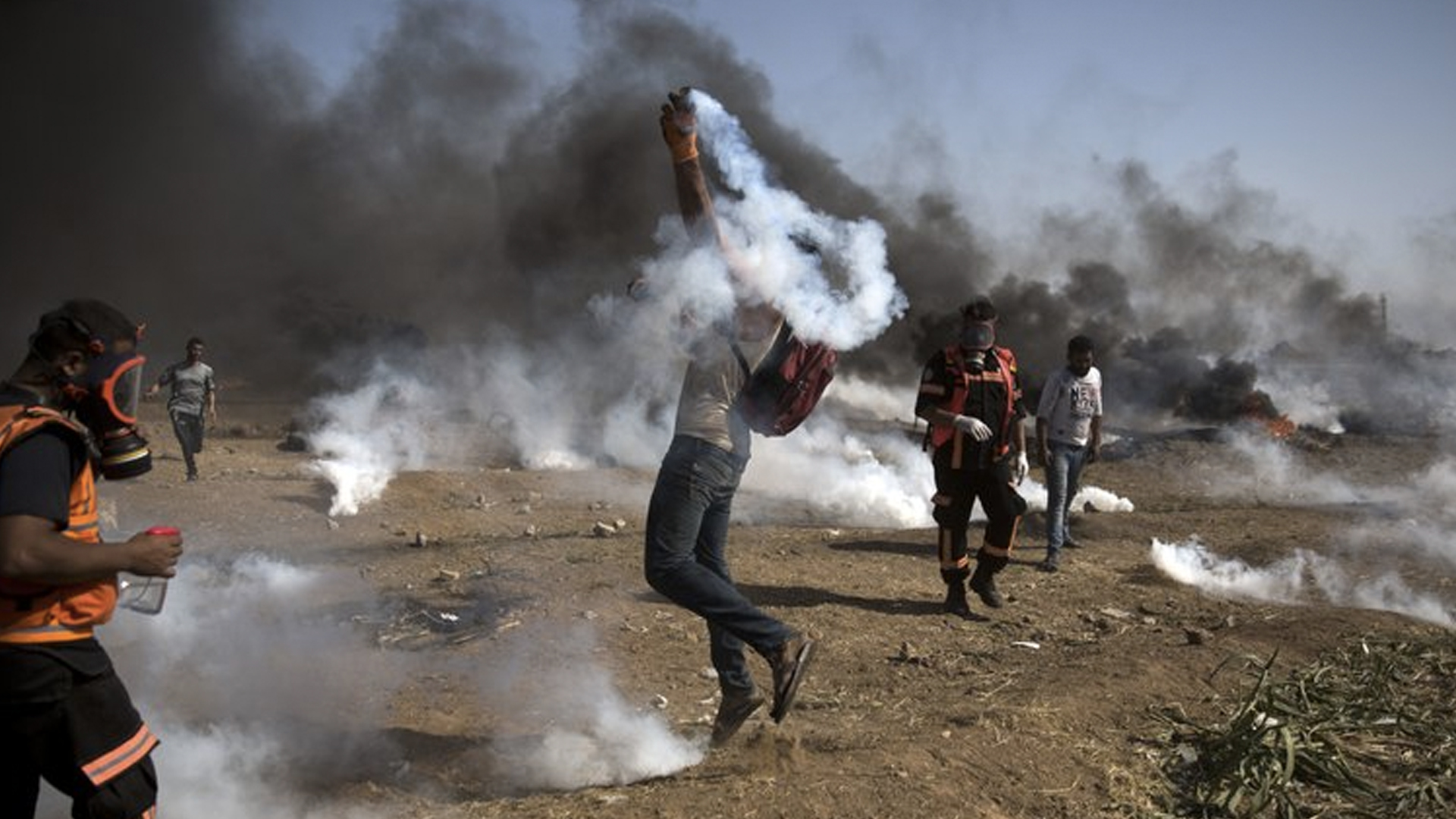 Al menos 413 heridos por protestas en Gaza - gaza
