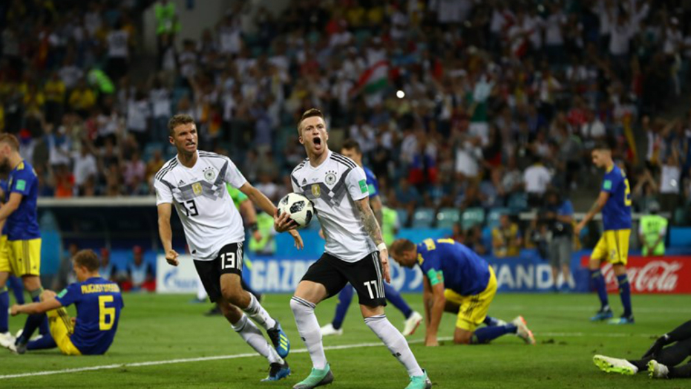 Agónico triunfo de Alemania y tiene vida en el Mundial Agónico triunfo de Alemania y tiene vida en el Mundial