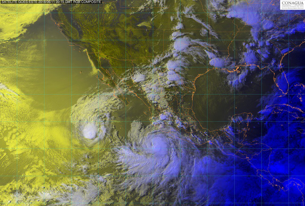 Huracán Bud generará tormentas muy fuertes en al menos cinco estados - huracan-bud