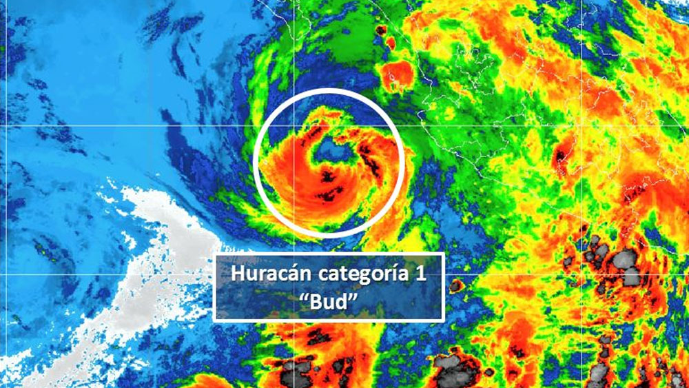 Bud provocará lluvias en el occidente, norte y centro del país