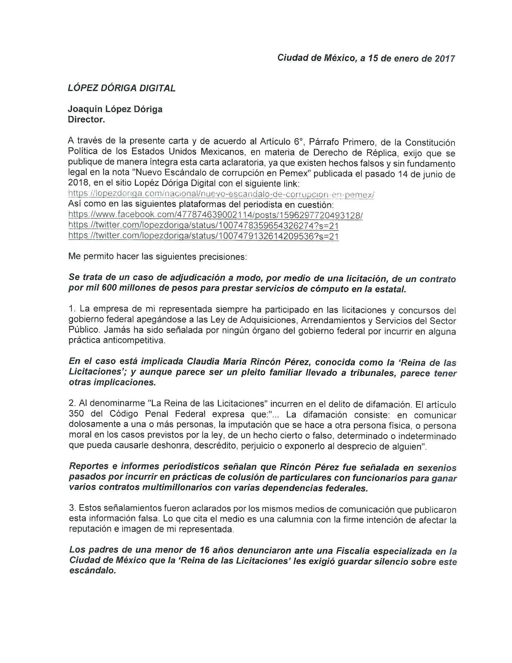 Carta aclaratoria sobre "Nuevo caso de corrupción en Pemex" - ilovepdf-com