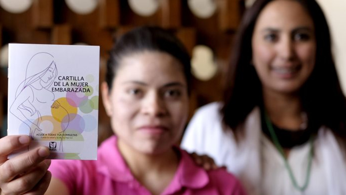 El IMSS presenta cartilla para mujeres embarazadas