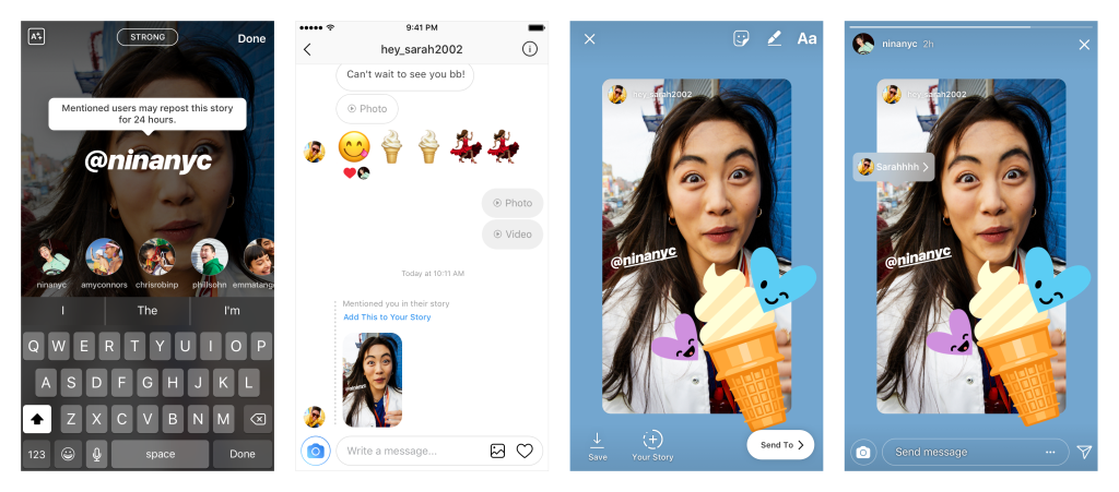 Instagram permitirá compartir Stories en las que te mencionan - instagram-stories