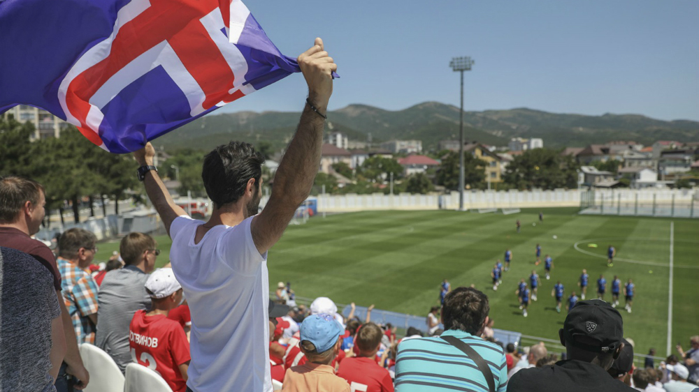 Islandia abre las puertas de su primer entrenamiento en Rusia