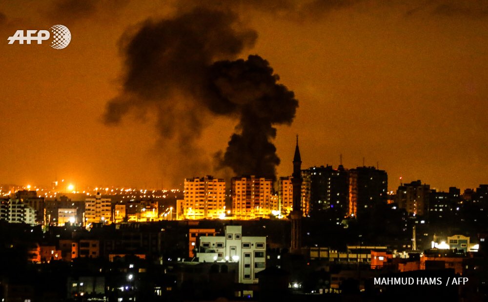 Ejército israelí bombardea Gaza tras ataques incendiarios - israel-gaza2