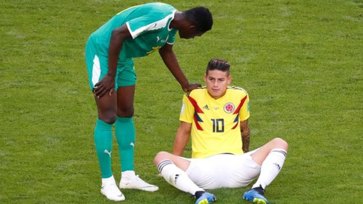 Descartan a James Rodríguez para el Colombia vs Inglaterra - james-rodriguez-descartado-lesion