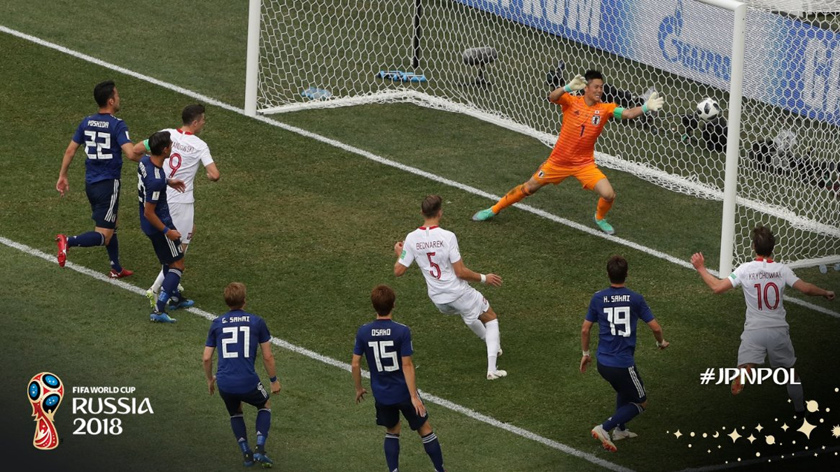 Japón clasifica segundo pese a caer contra Polonia - japon-polonia-gol