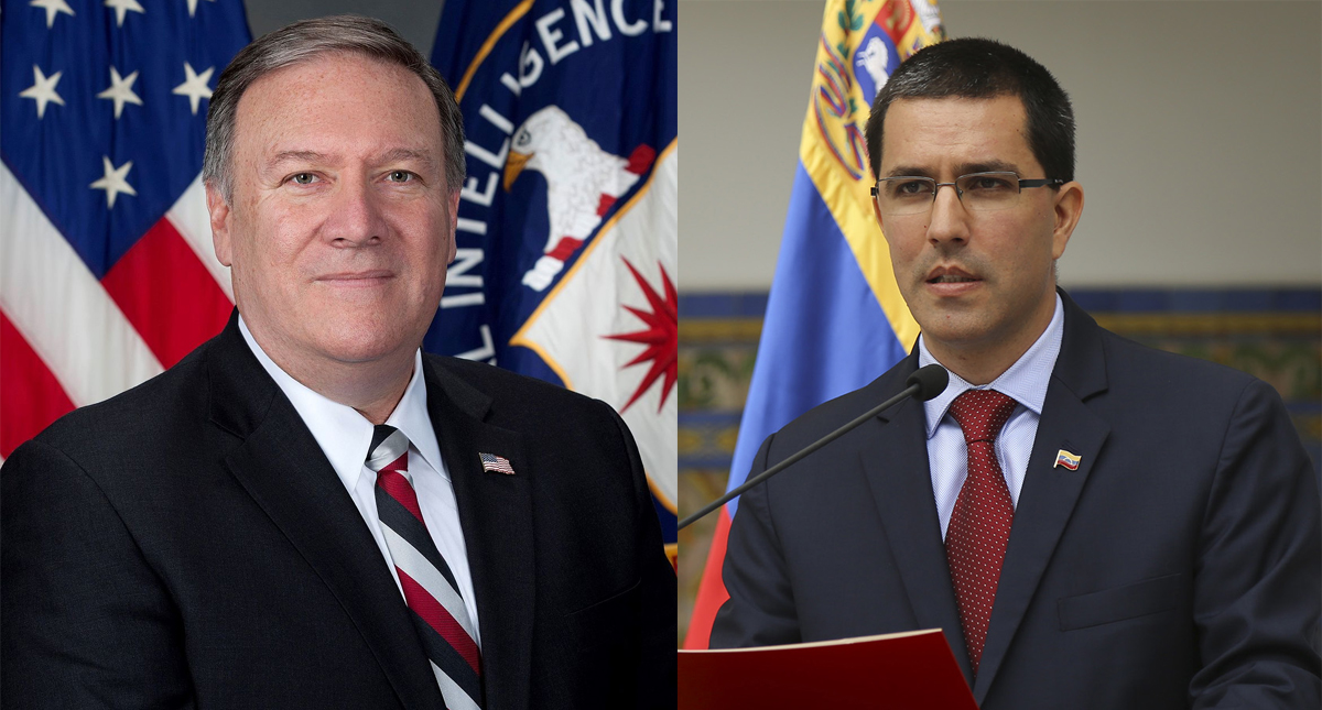 Canciller de Venezuela busca reunirse con Mike Pompeo