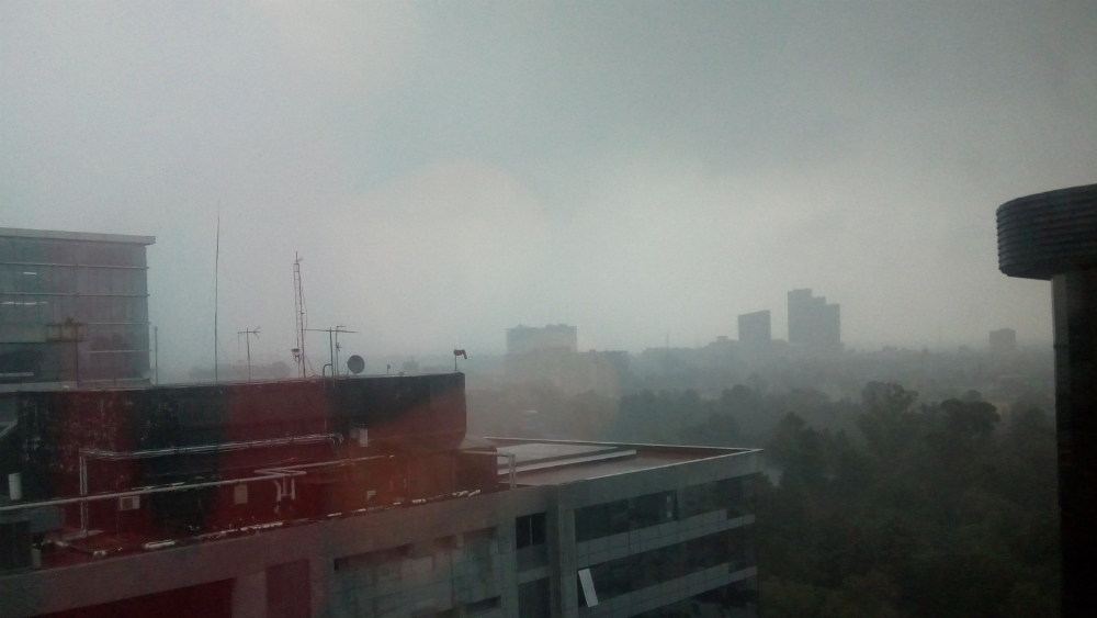 Alerta Amarilla por lluvia y viento en 11 delegaciones de la CDMX