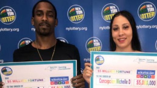Pareja compra boleto de lotería para cambiar billete y se gana 5 mdd