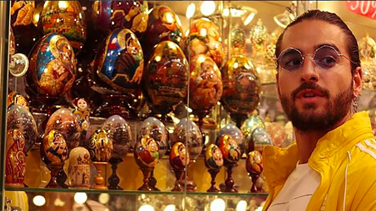 Maluma sufre robo en Rusia
