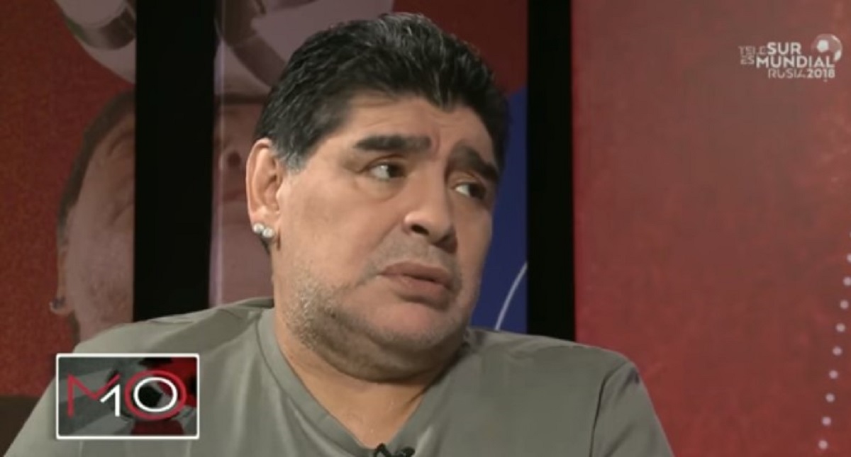 #Video Maradona reaparece en televisión para desmentir su muerte