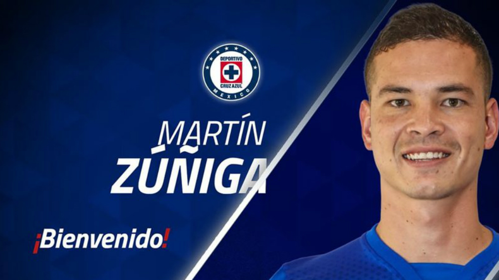 Cruz Azul oficializa contratación de Martín Zúñiga