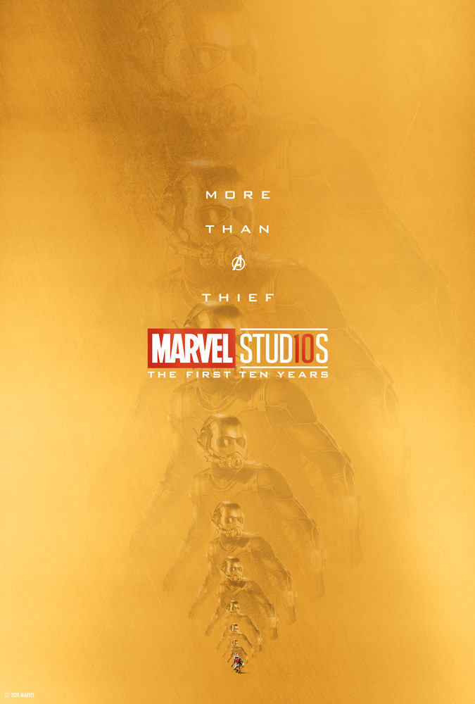 Marvel Studios celebra su décimo aniversario con pósters especiales - marvel-studios-10-aniversario-poster-ant-man