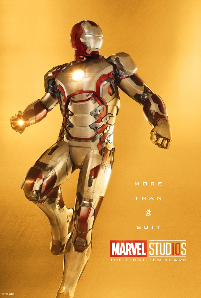 Marvel Studios celebra su décimo aniversario con pósters especiales - marvel-studios-10-aniversario-poster-iron-man