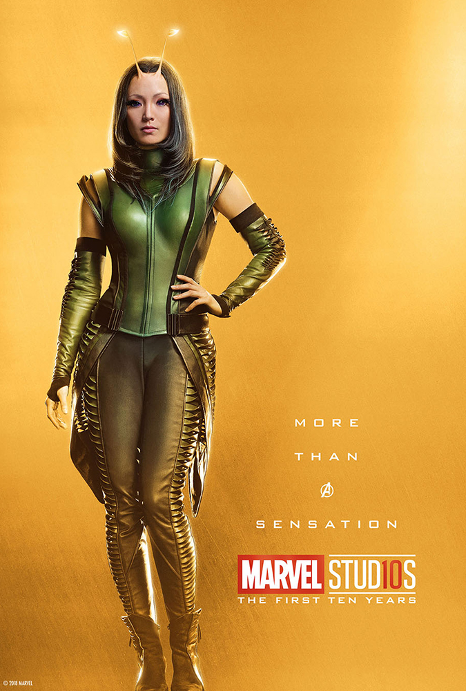 Marvel Studios celebra su décimo aniversario con pósters especiales - marvel-studios-10-aniversario-poster-mantis