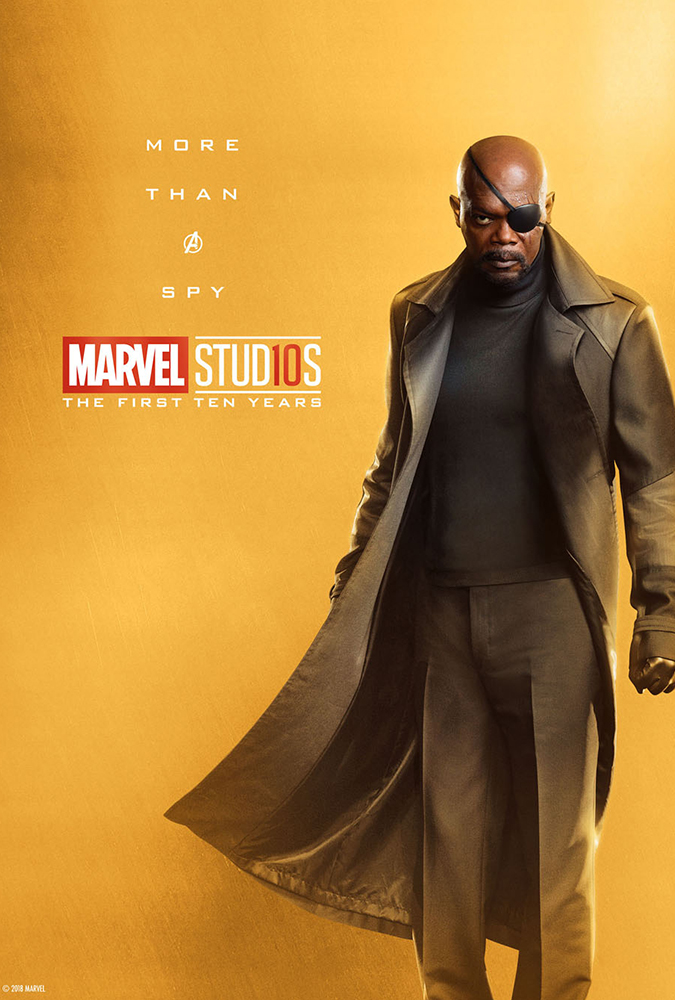 Marvel Studios celebra su décimo aniversario con pósters especiales - marvel-studios-10-aniversario-poster-nick-fury