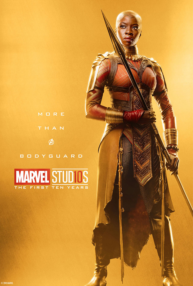 Marvel Studios celebra su décimo aniversario con pósters especiales - marvel-studios-10-aniversario-poster-okoye