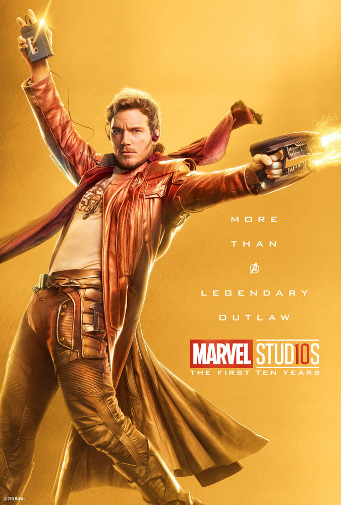 Marvel Studios celebra su décimo aniversario con pósters especiales - marvel-studios-10-aniversario-poster-starlord