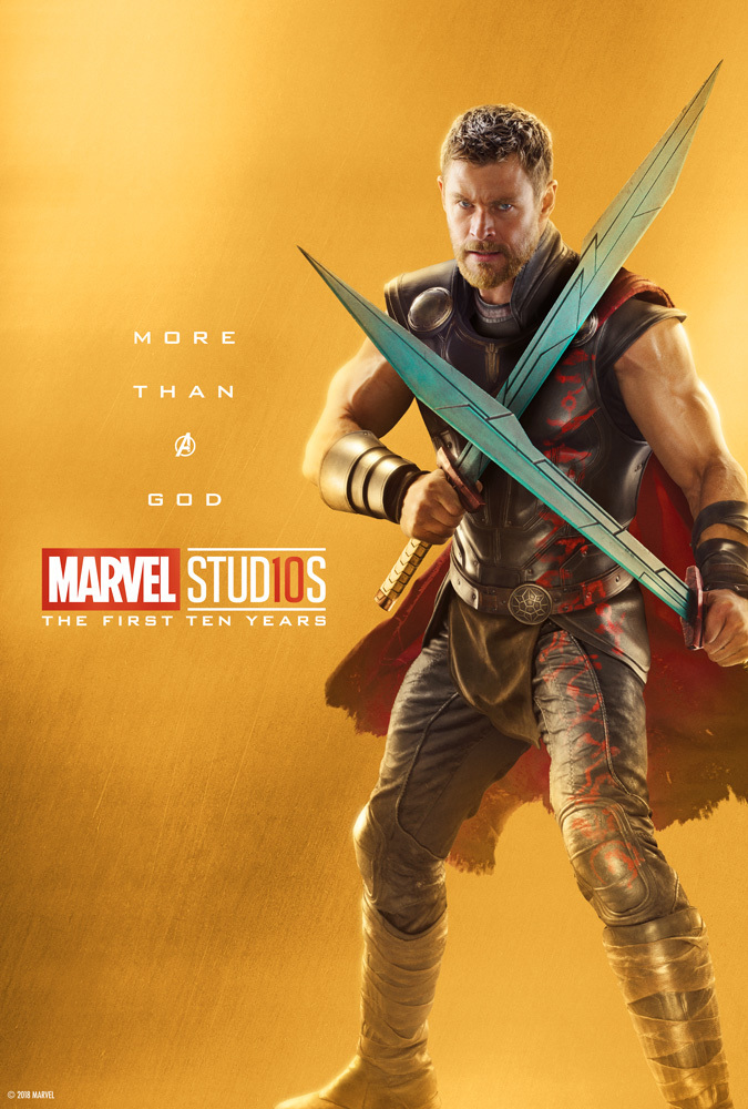 Marvel Studios celebra su décimo aniversario con pósters especiales - marvel-studios-10-aniversario-poster-thor