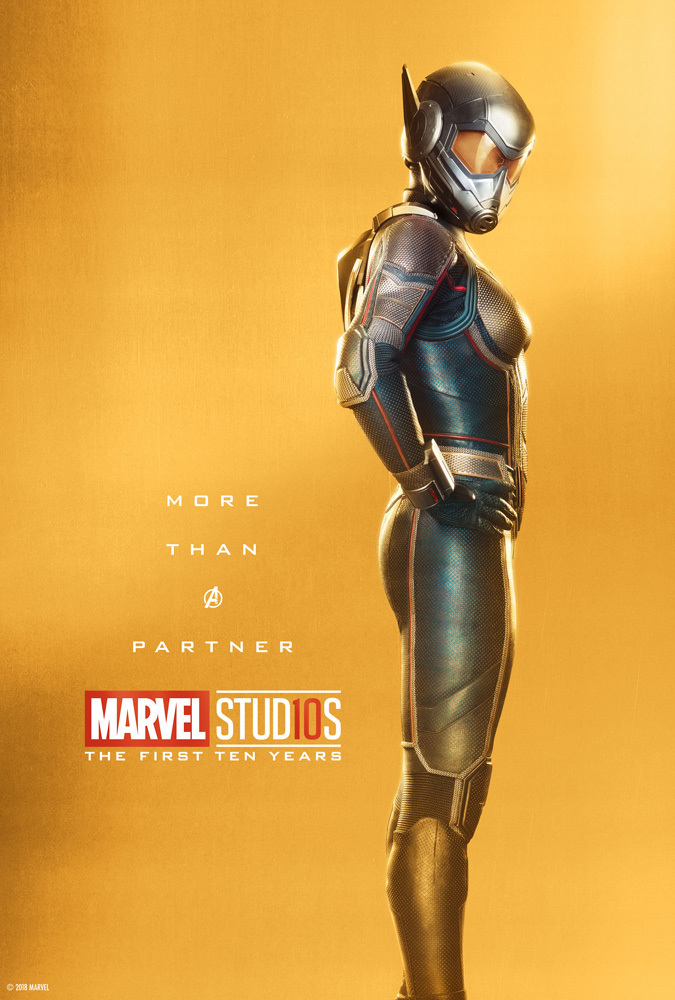 Marvel Studios celebra su décimo aniversario con pósters especiales - marvel-studios-10-aniversario-poster-wasp