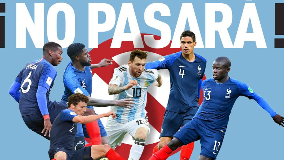 L’Équipe confía en eliminación de Argentina y Messi