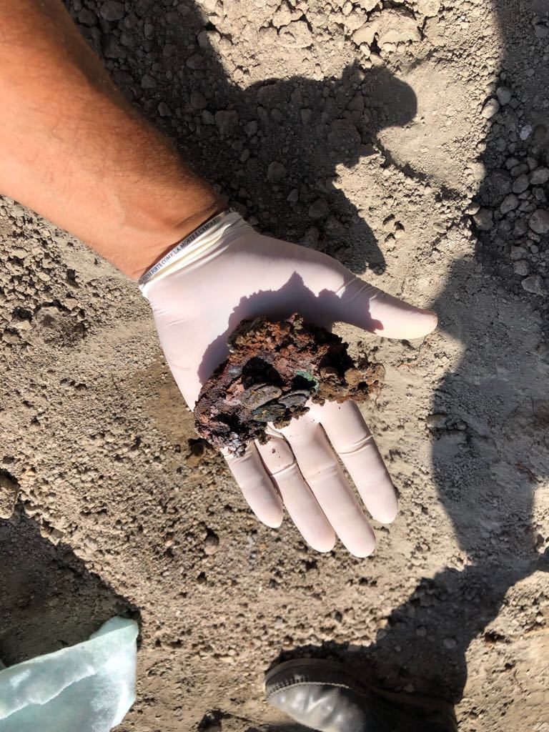 Hallan monedas de plata en cadáver petrificado de Pompeya - monedas-cadaver-pompeya-italia-4