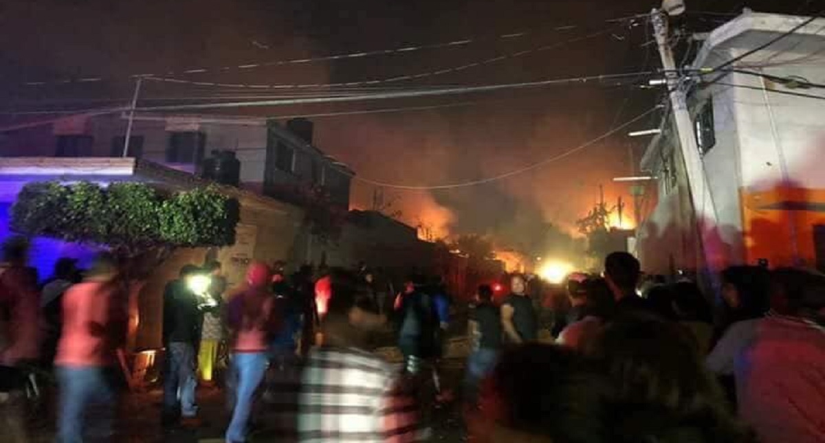 En Tultepec, se vende y almacena pirotecnia en domicilios particulares - nueva-explosion-de-pirotecnia-en-tultepec-deja-lesionados