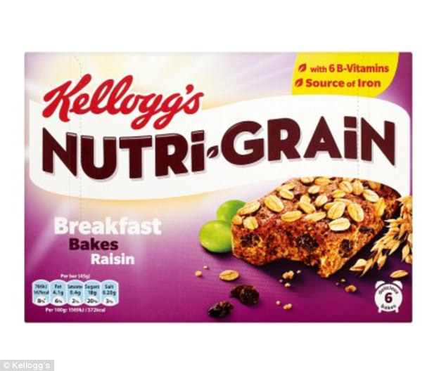Los refrigerios "saludables" que contienen más azúcar que una barra de chocolate - nutri-grain-breakfast