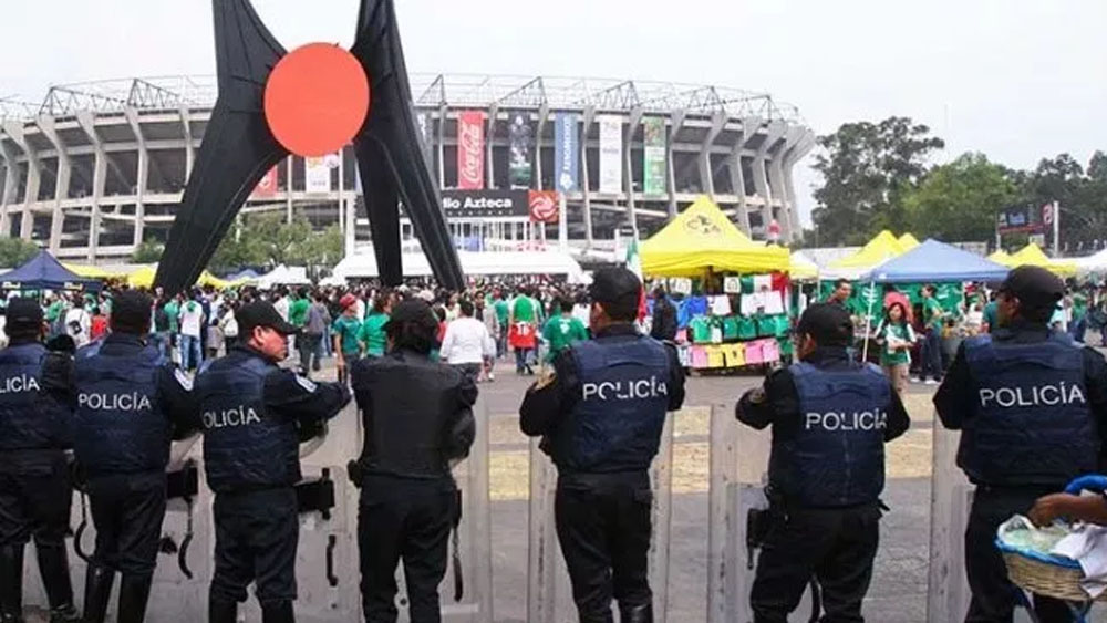 Desplegarán cuatro mil policías para el juego México vs. Escocia