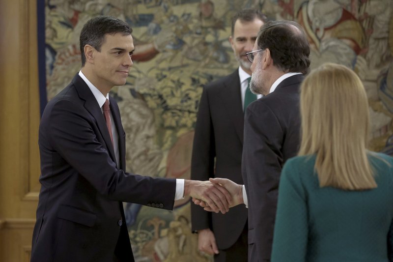 Pedro Sánchez juramenta como presidente del gobierno español - pedro-sanchez-rajoy