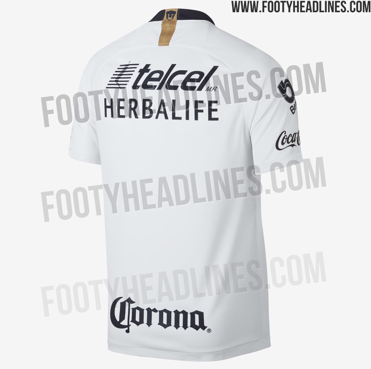 Filtran presunta nueva playera de los Pumas de la UNAM - playera-pumas-2018-frente-2