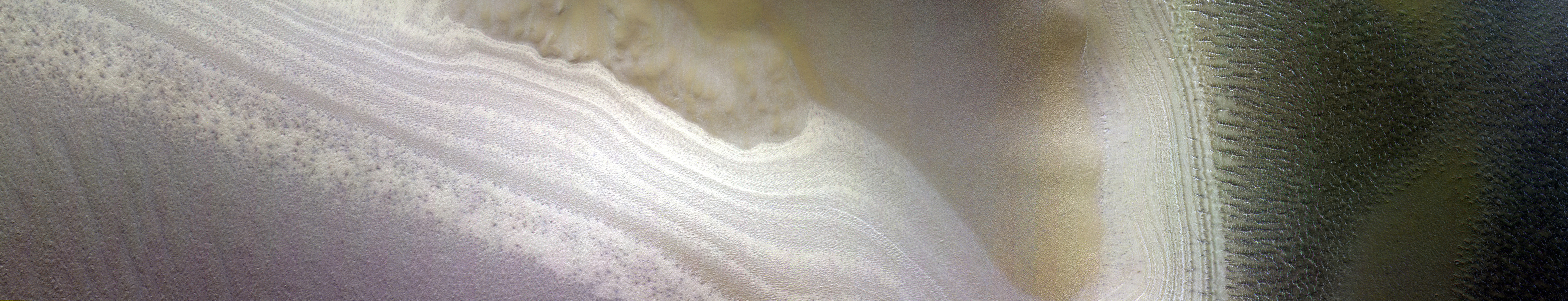 Así se ve el Polo Sur de Marte - polo-sur-marte-hielo