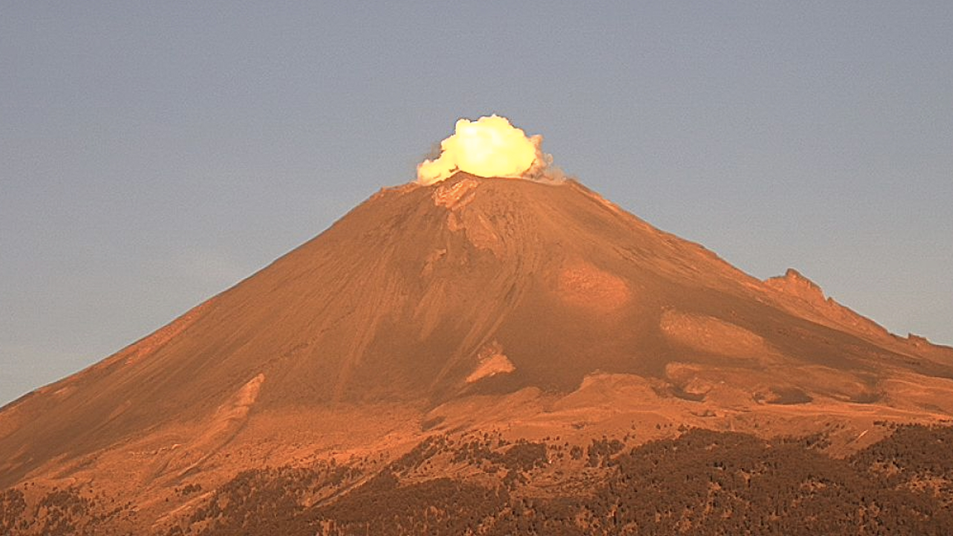 Actualizan mapa de riesgos del volcán Popocatépetl