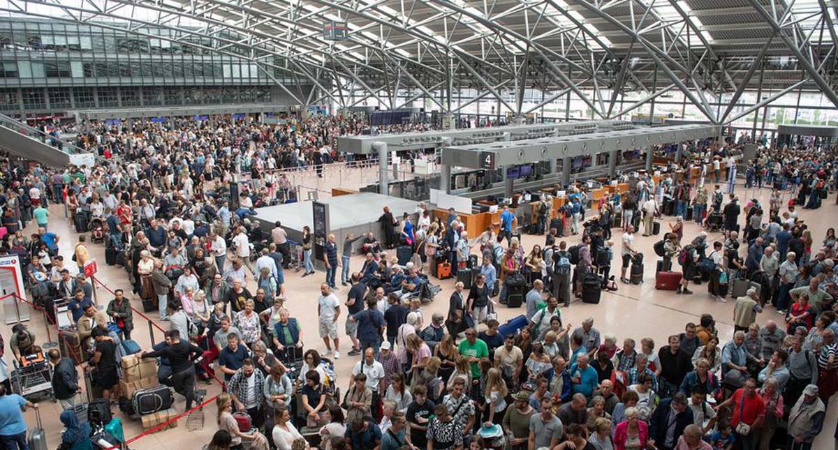 Por apagón, Aeropuerto de Hamburgo suspende operaciones este domingo