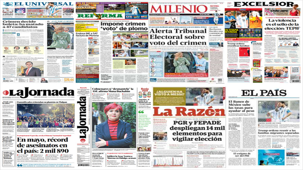 TEPJF, elecciones y Trump en primeras planas