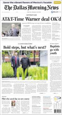 Todo lo que publicaron los periódicos del Tercer Debate Presidencial - portadas-13-jun-dallas