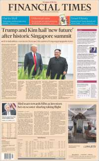 Todo lo que publicaron los periódicos del Tercer Debate Presidencial - portadas-13-jun-financial