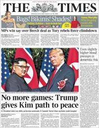 Todo lo que publicaron los periódicos del Tercer Debate Presidencial - portadas-13-jun-times