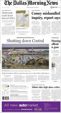 EPN, elecciones y James Comey en primeras planas - portadas-15-jun-dallas