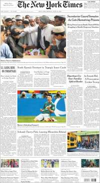 Selección mexicana y migrantes en primeras planas - portadas-18-jun-nyt