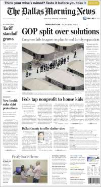 Trump y menores migrantes en primeras planas - portadas-20-jun-dallas